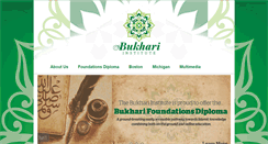 Desktop Screenshot of bukhari-institute.org